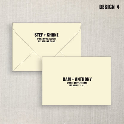 PRINTED Envelopes
