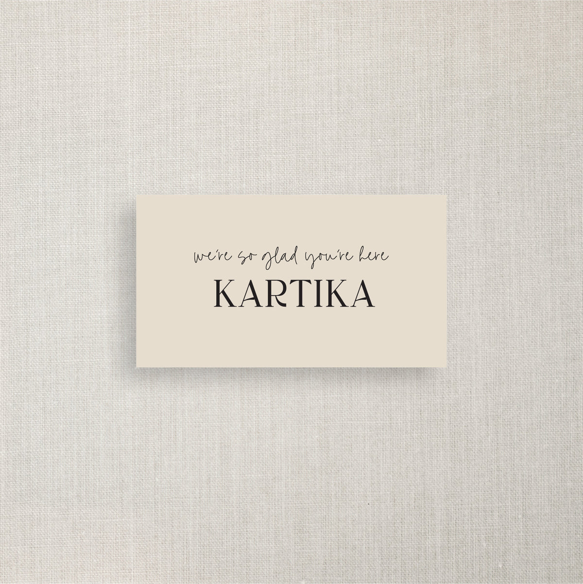 Kartika - Name Place Card