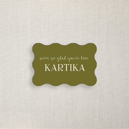 Kartika - Name Place Card