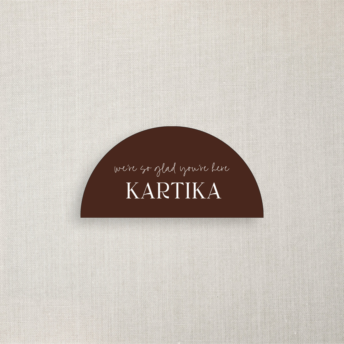 Kartika - Name Place Card