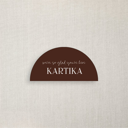 Kartika - Name Place Card