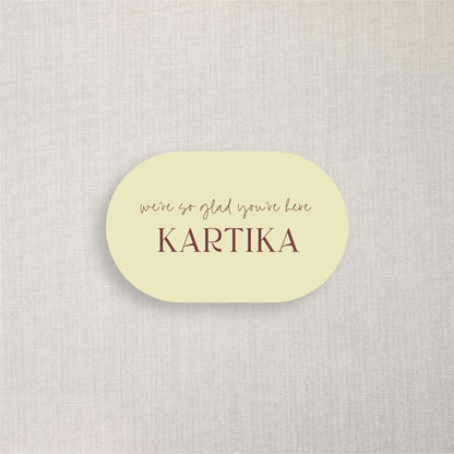 Kartika - Name Place Card