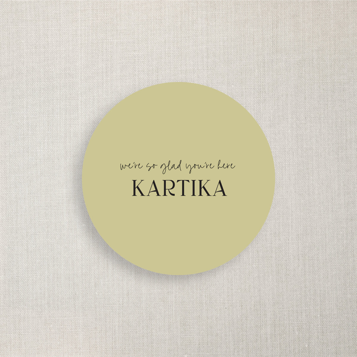 Kartika - Name Place Card