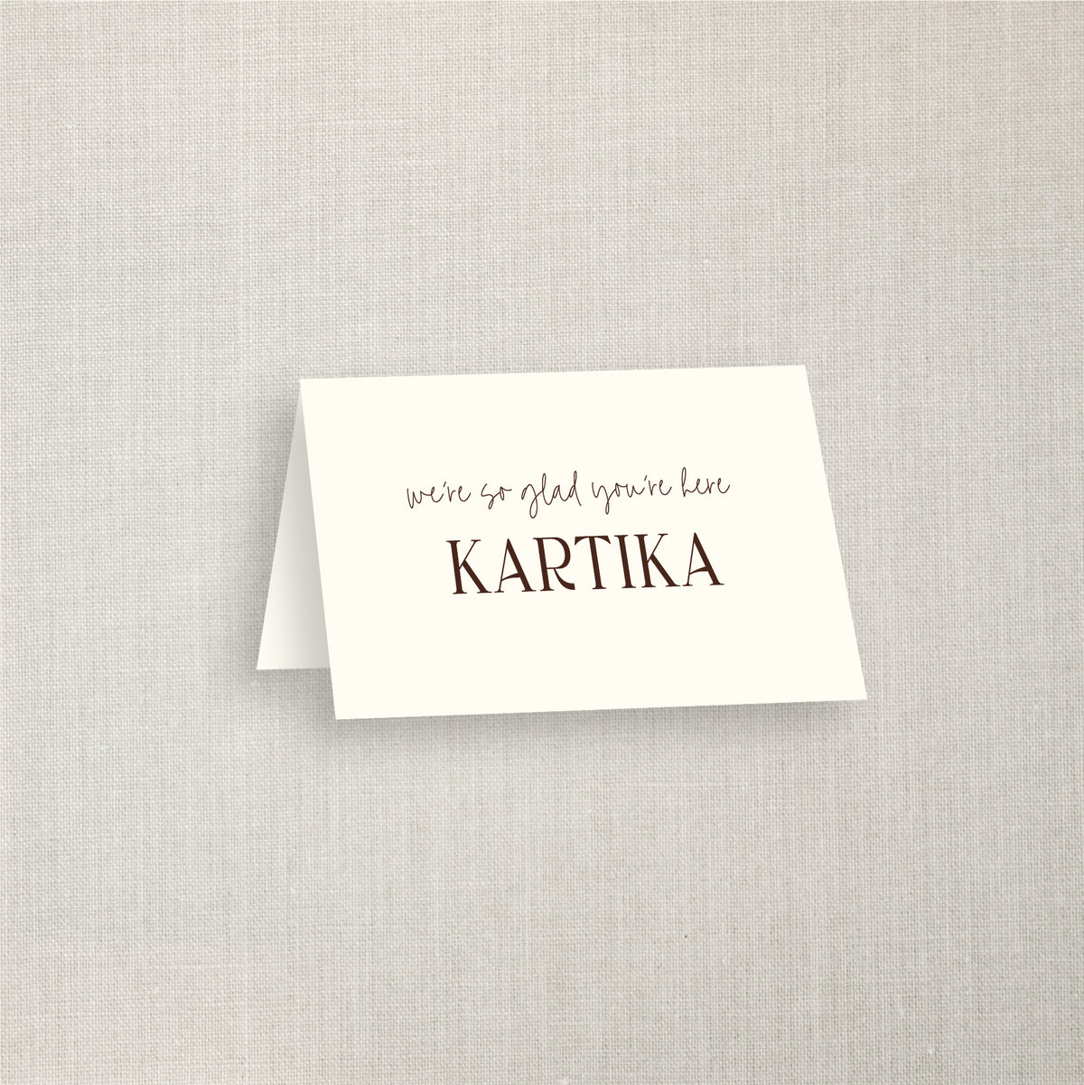 Kartika - Name Place Card