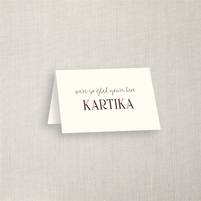 Kartika - Name Place Card