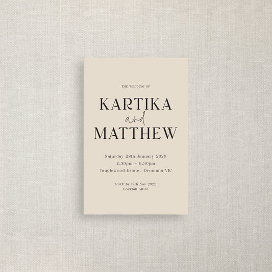 Kartika - Wedding Invitation
