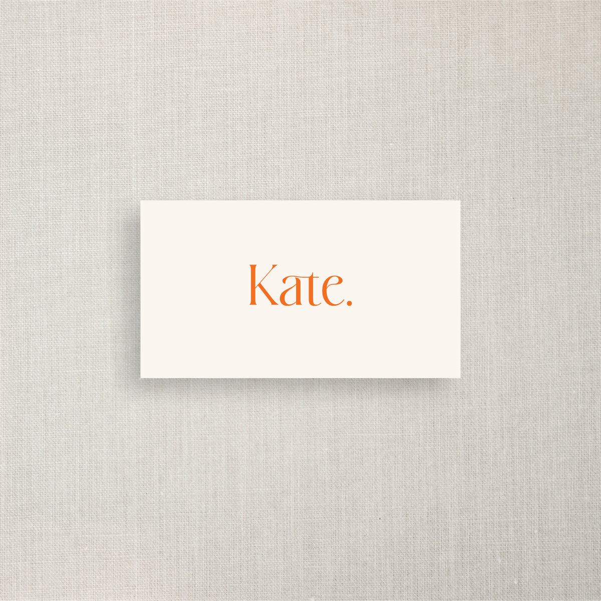 Kate - Name Place Card