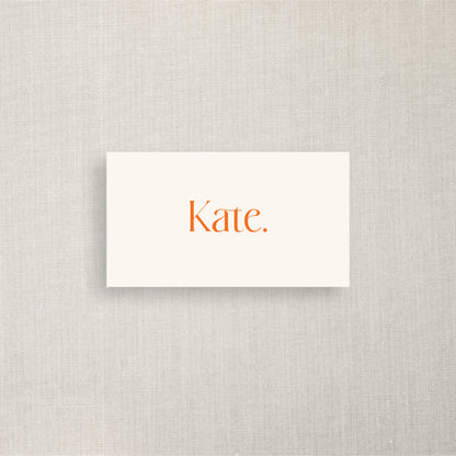 Kate - Name Place Card