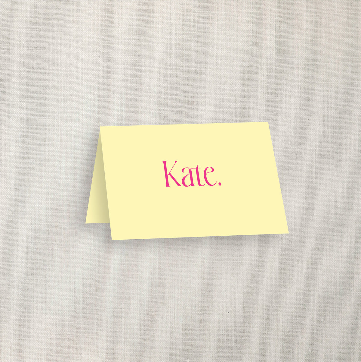 Kate - Name Place Card