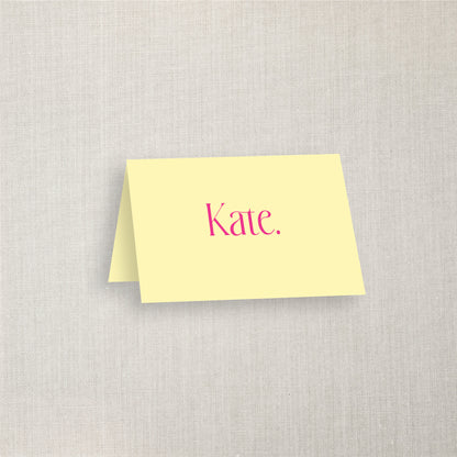 Kate - Name Place Card