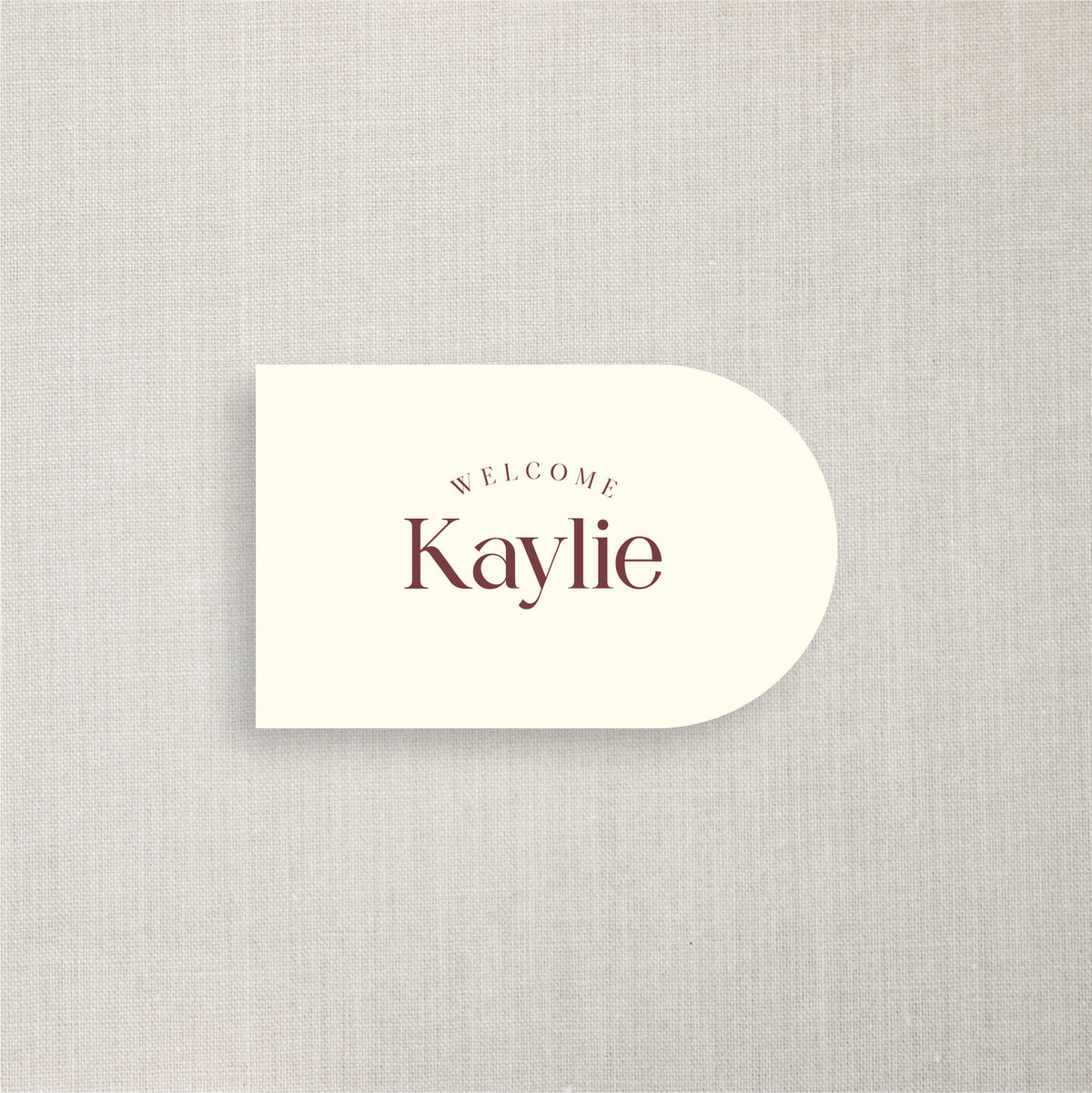 Kaylie - Name Place Card