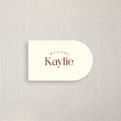 Kaylie - Name Place Card