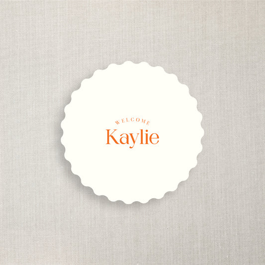 Kaylie - Name Place Card