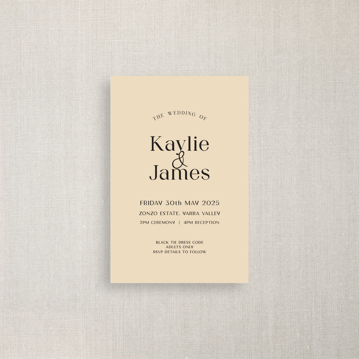 Kaylie - Wedding Invitation