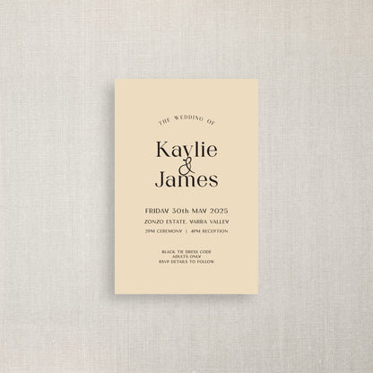 Kaylie - Wedding Invitation
