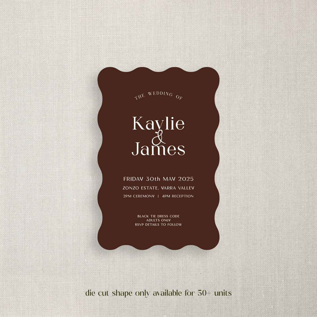 Kaylie - Wedding Invitation