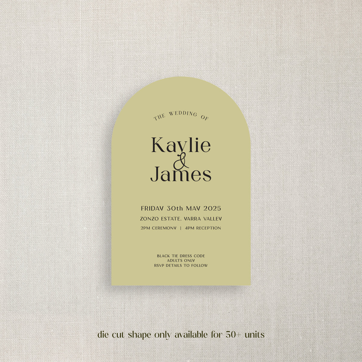 Kaylie - Wedding Invitation