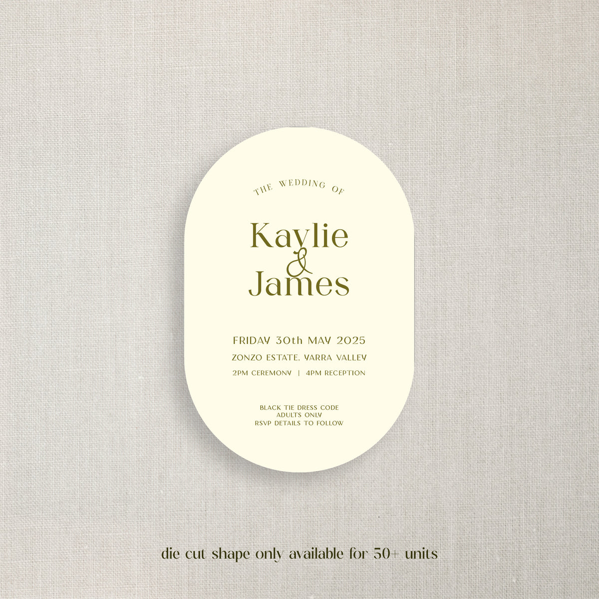 Kaylie - Wedding Invitation