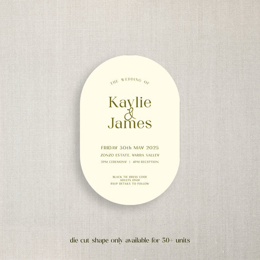 Kaylie - Wedding Invitation