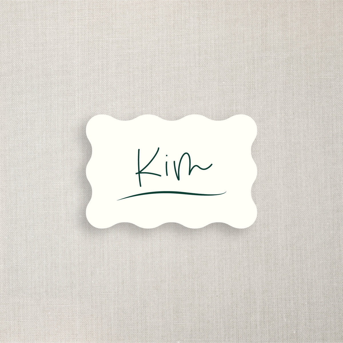 Kim - Name Place Card