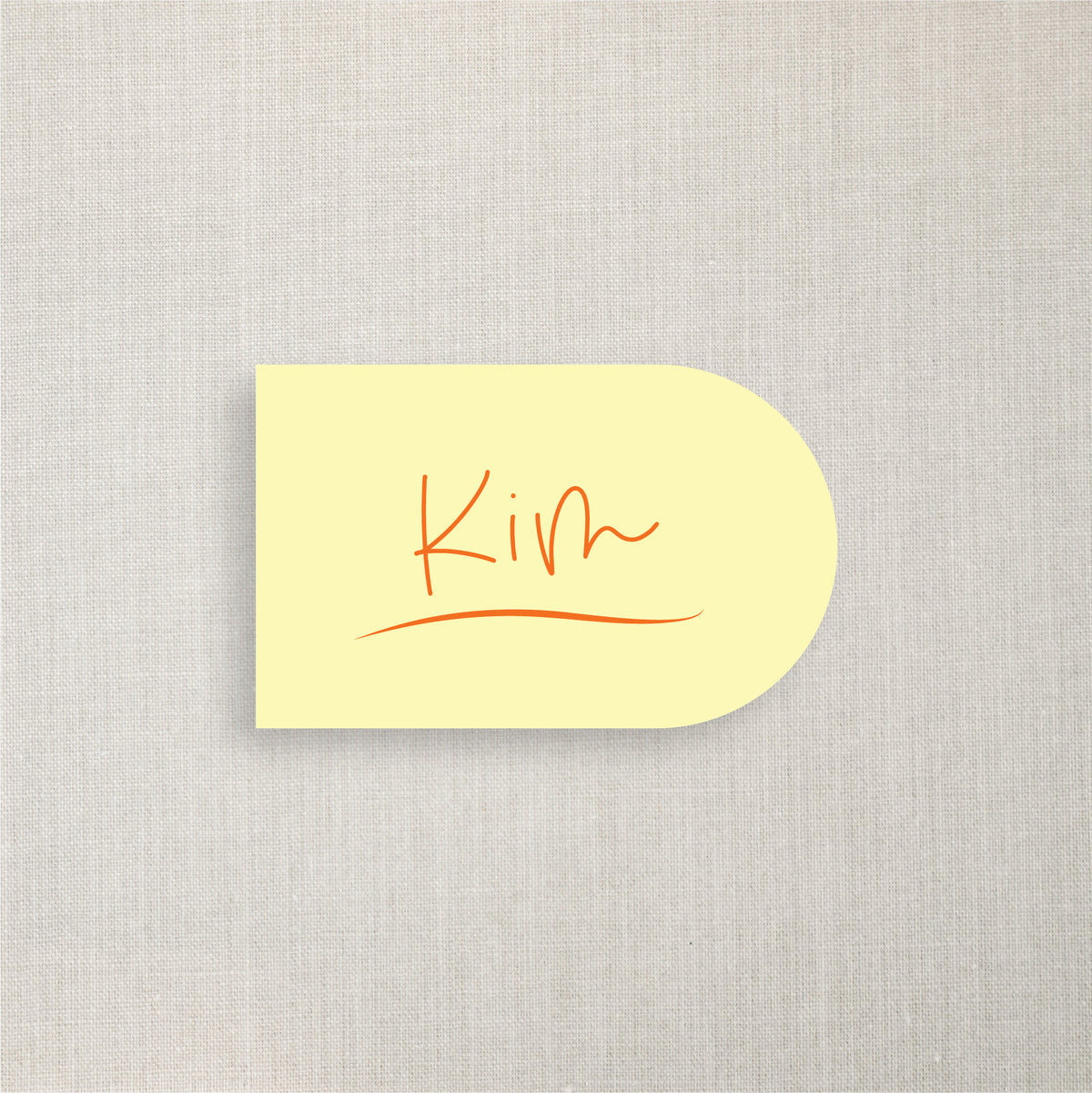 Kim - Name Place Card