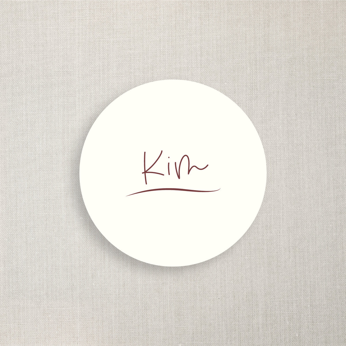 Kim - Name Place Card
