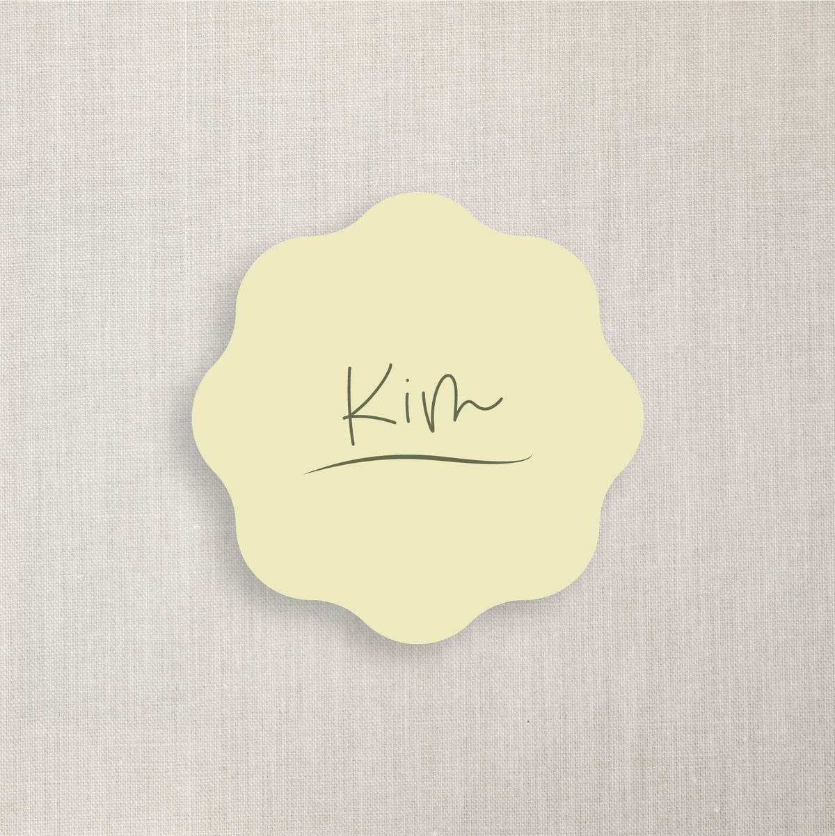 Kim - Name Place Card