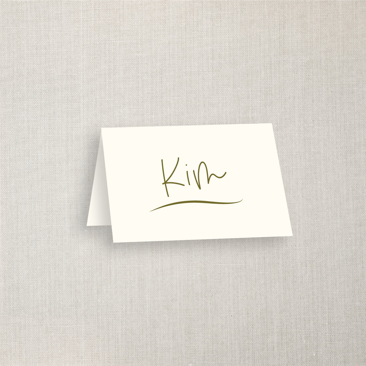 Kim - Name Place Card
