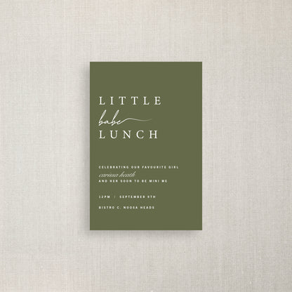 Little Babe Lunch - Baby Shower