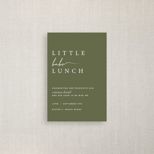 Little Babe Lunch - Baby Shower