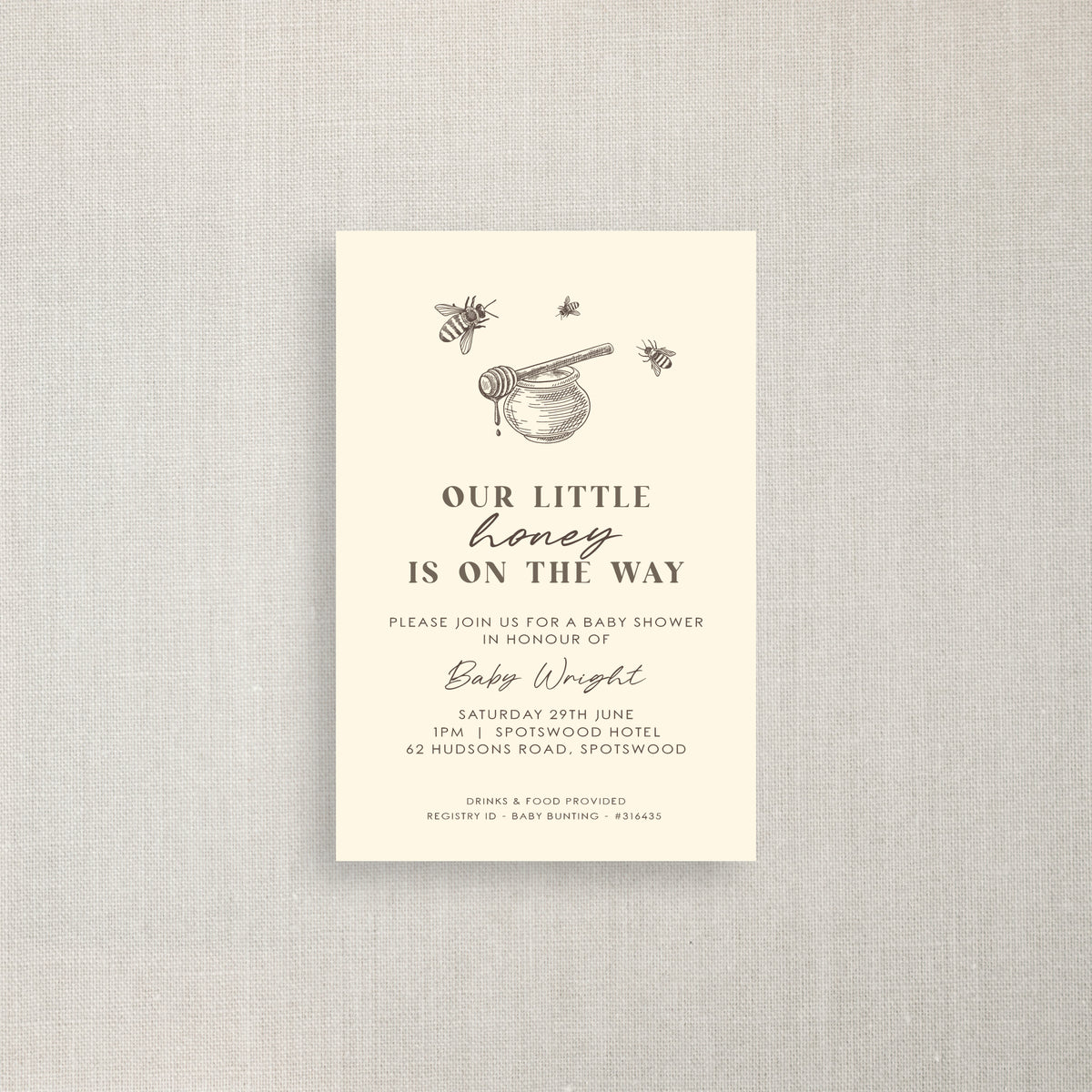 Little Honey - Baby Shower