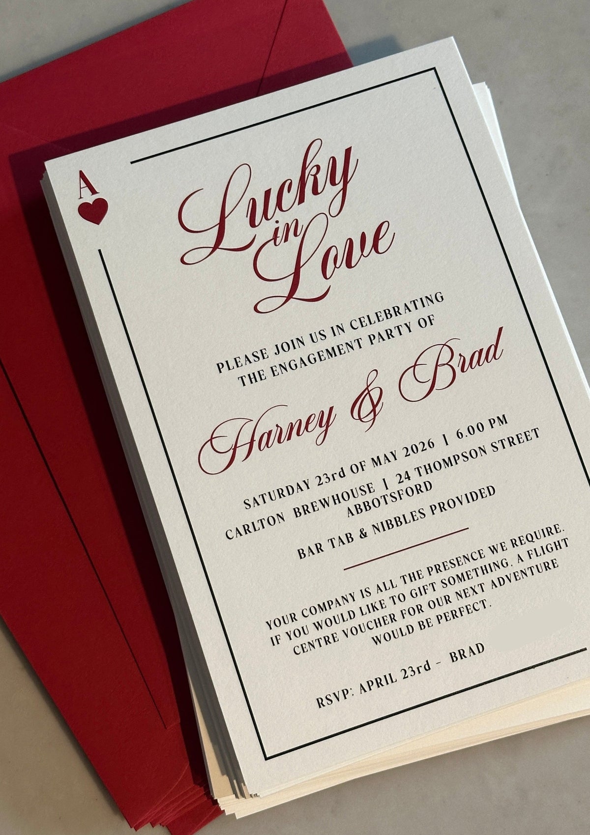 Lucky In Love - Engagement Party