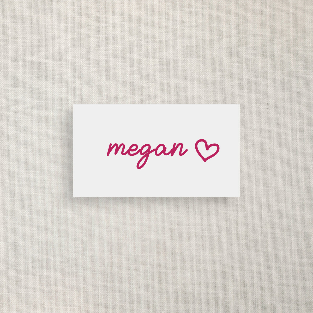 Megan - Name Place Card