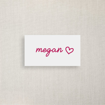 Megan - Name Place Card