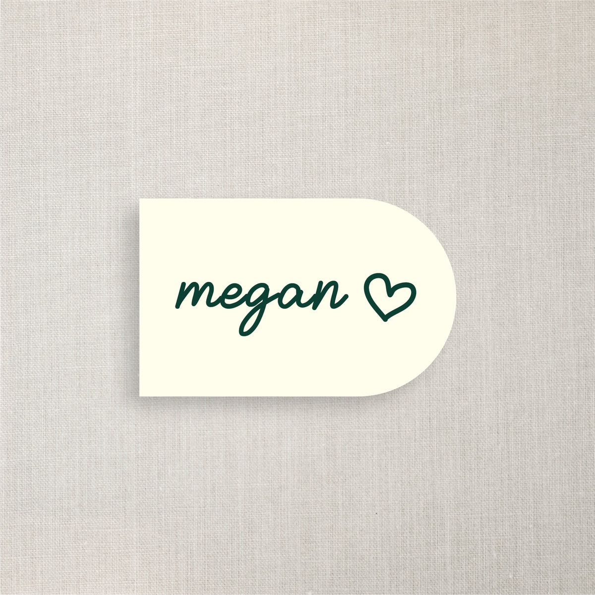 Megan - Name Place Card