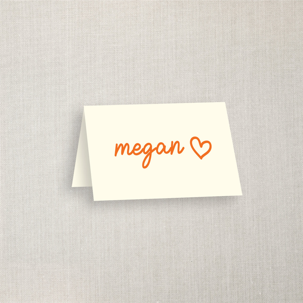 Megan - Name Place Card