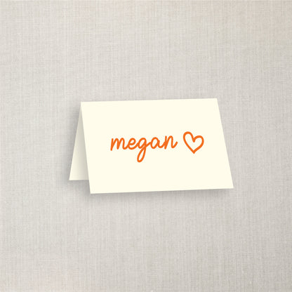 Megan - Name Place Card