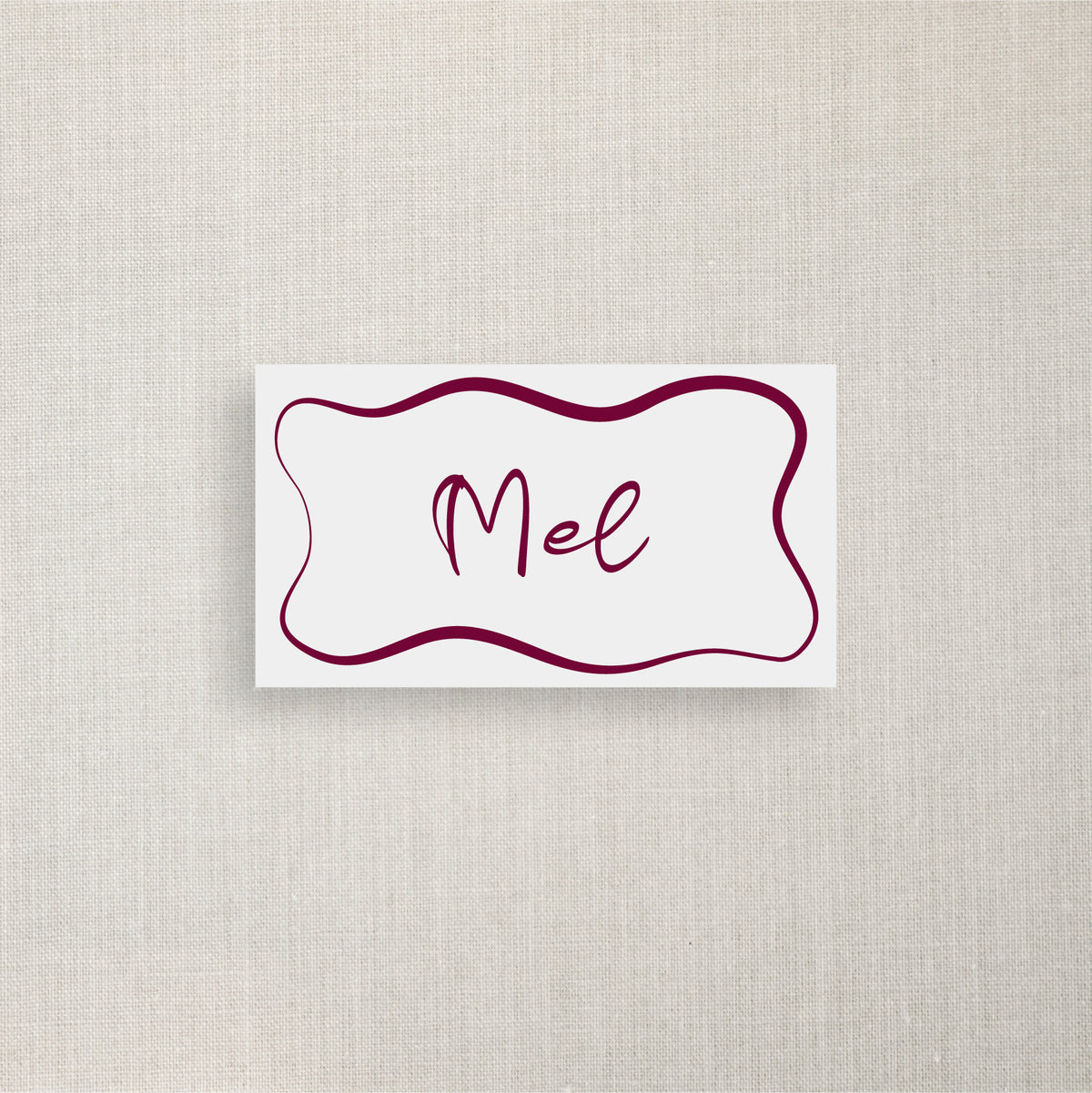 Mel - Name Place Card