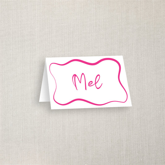 Mel - Name Place Card