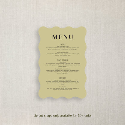 Alycia - Menu