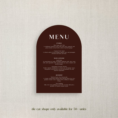 Alycia - Menu