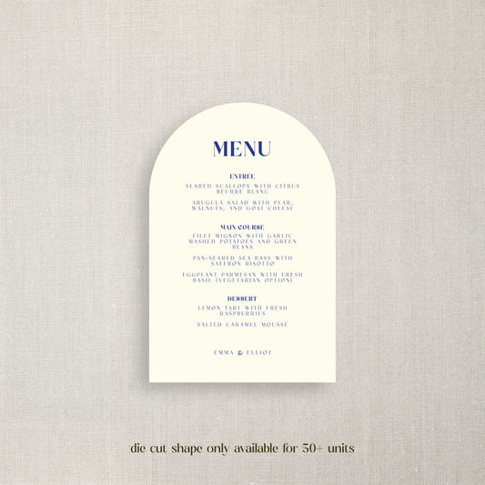Emma - Menu