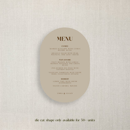 Emma - Menu