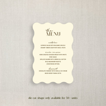 Erin - Menu