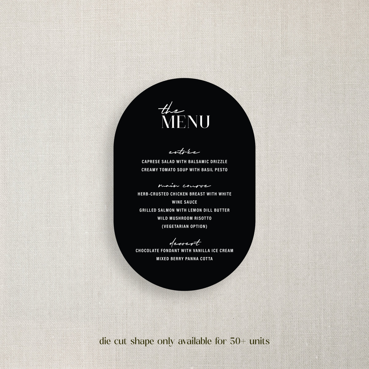 Erin - Menu