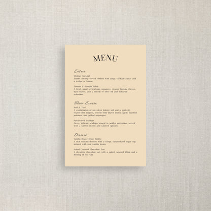Kaylie - Menu