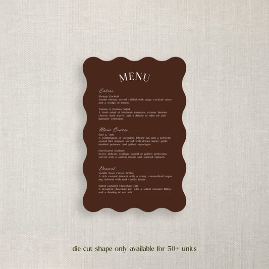 Kaylie - Menu