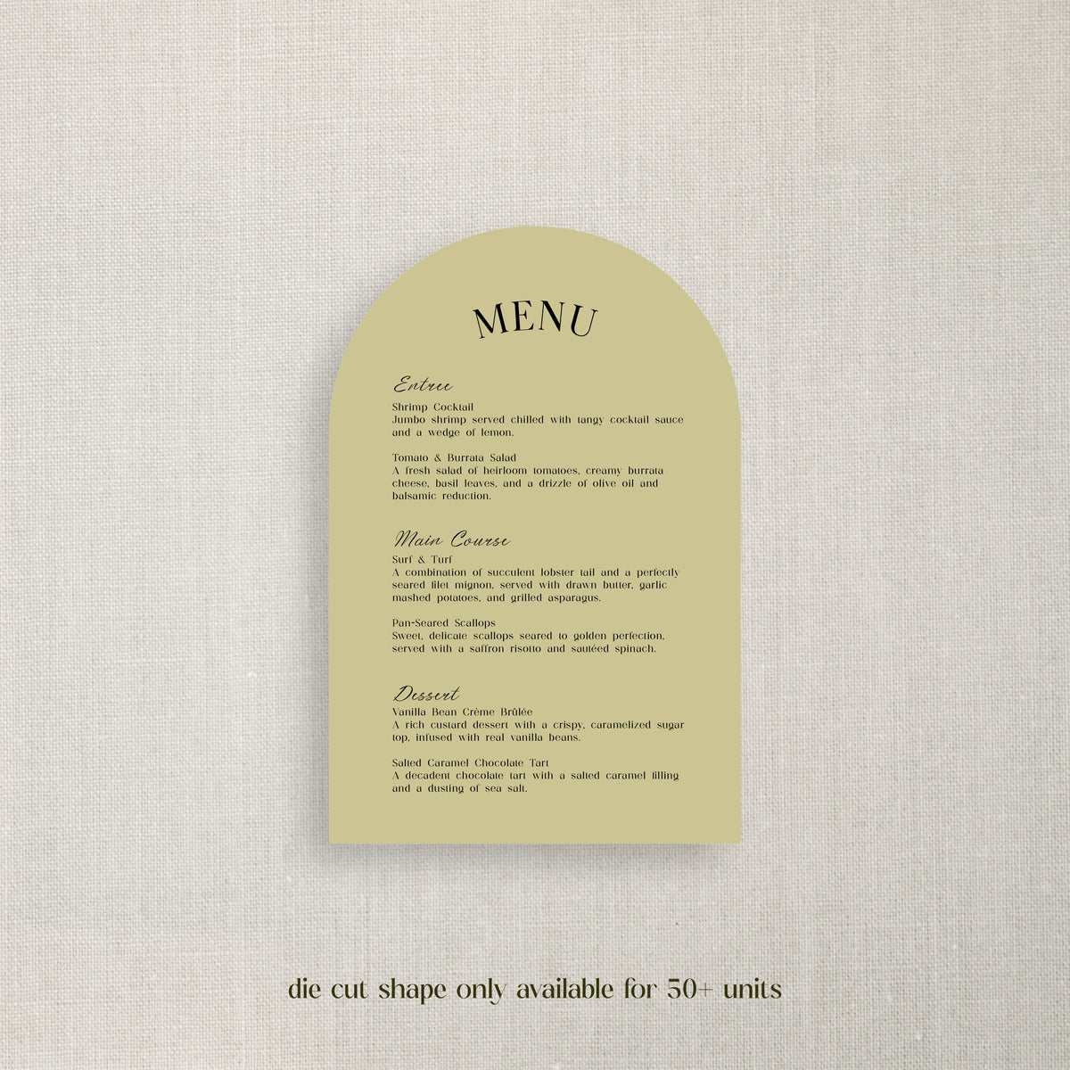 Kaylie - Menu