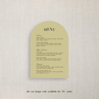 Kaylie - Menu