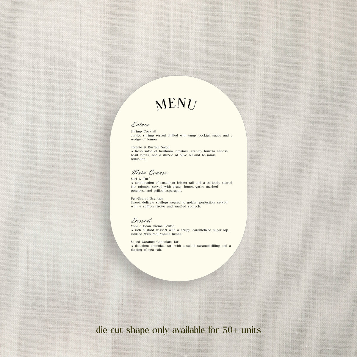 Kaylie - Menu